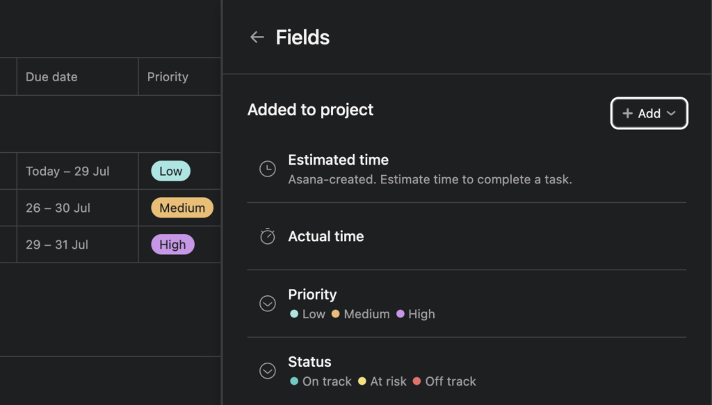 seguimiento del tiempo en asana