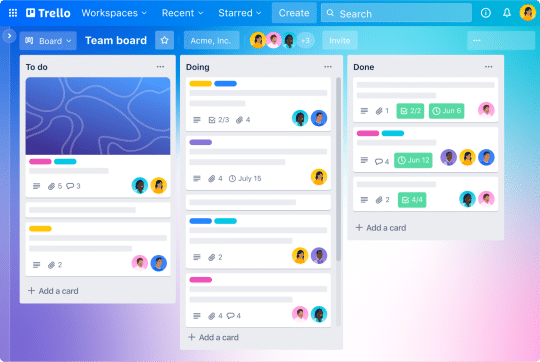 Trello : application de gestion des tâches