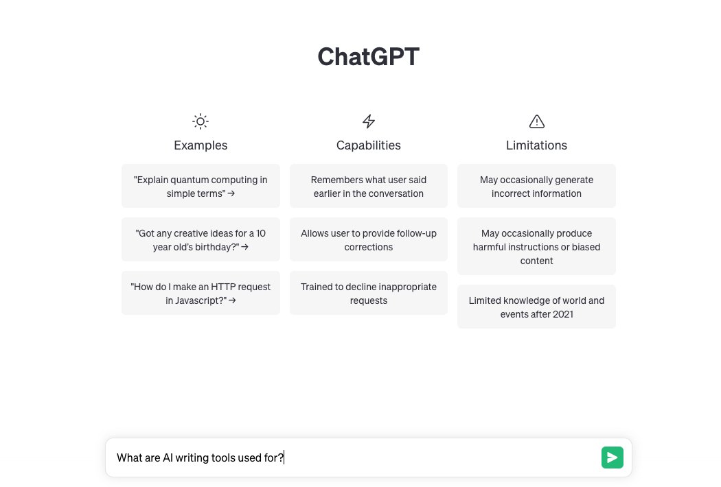 ChatGPT - najlepsze narzędzia AI 