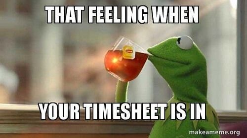 meme sul timesheet