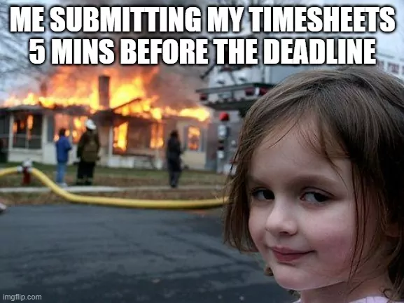 meme del timesheet