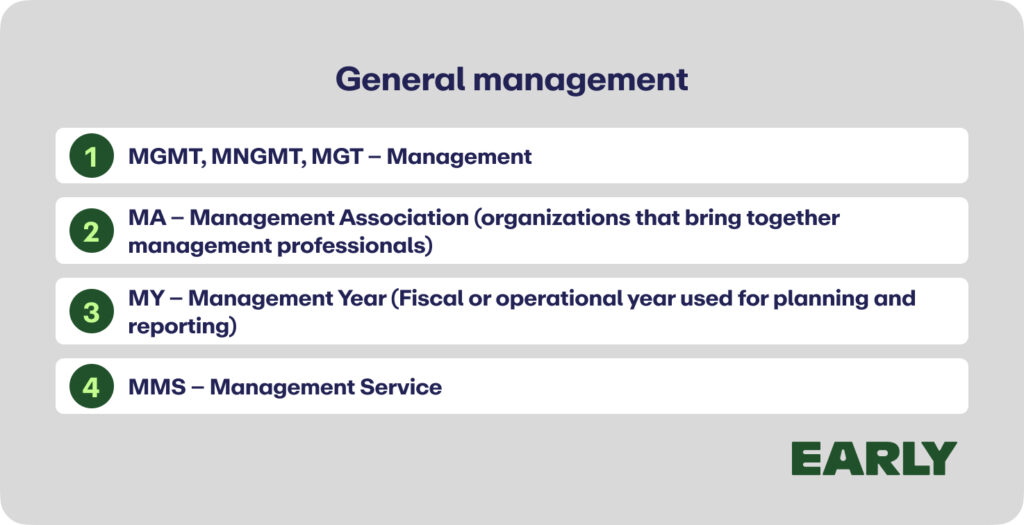 General management
