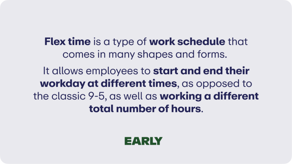 Flex Time Management