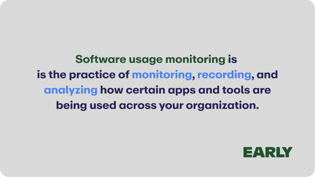 software usage tracking